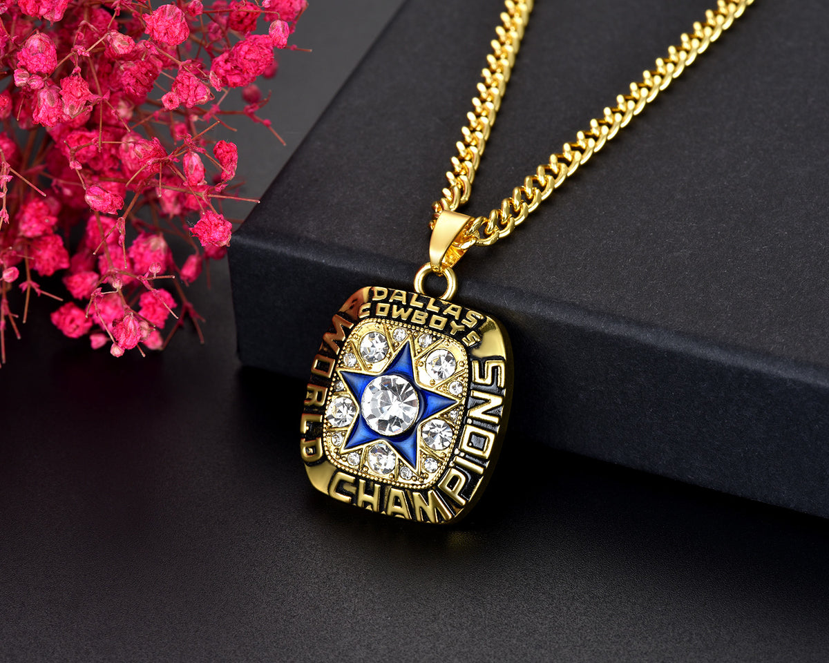 NFL 1995 Dallas Cowboys Super Bowl Championship Necklace Pendant  Collectible Gift for Fans – LoveChampionRing