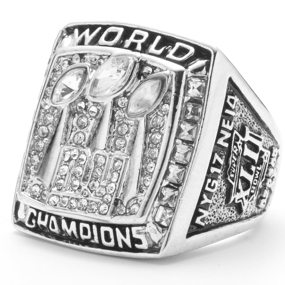 Giants 2007 Super Bowl Ring  Super bowl rings, Championship rings