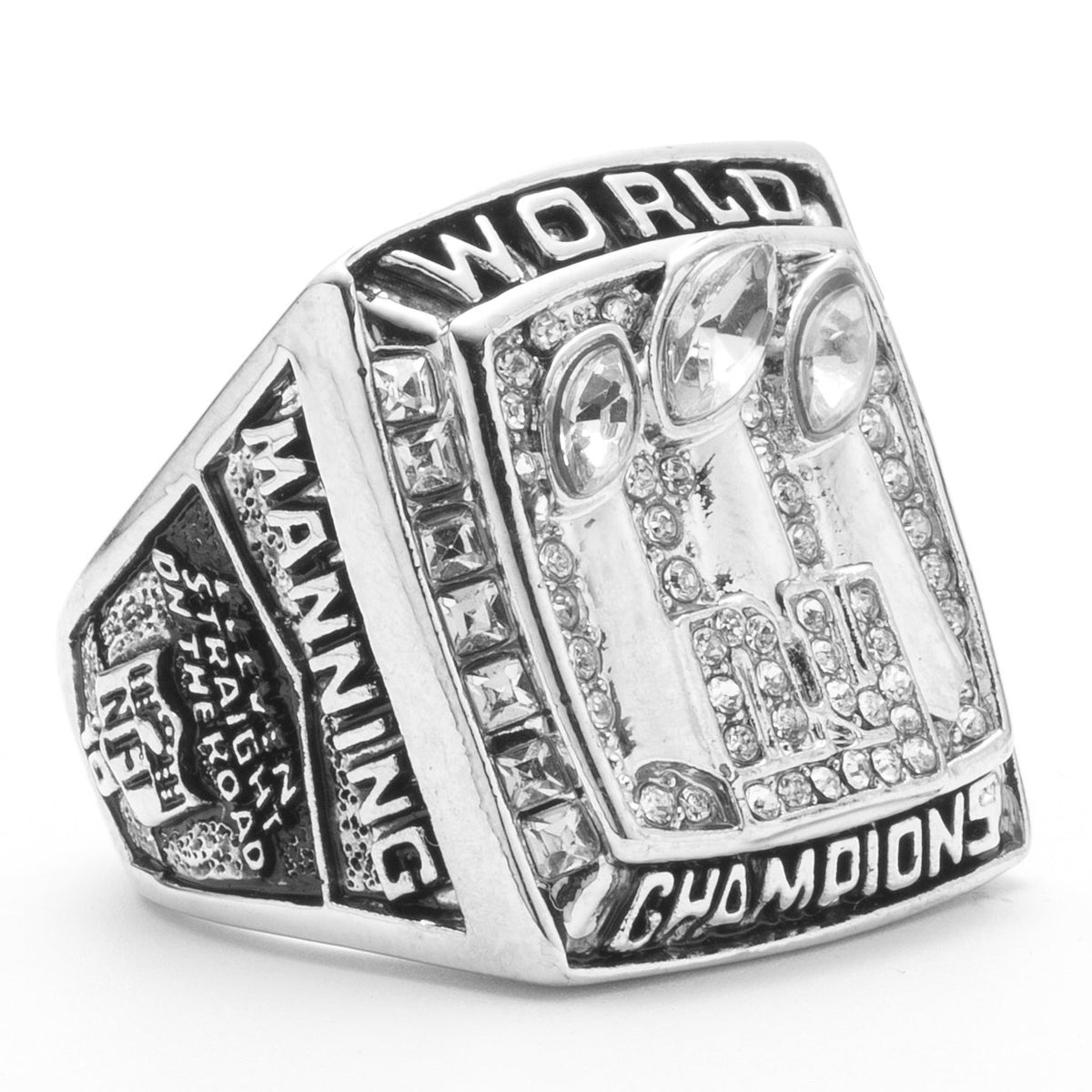 Cheap NFL 2007 New York Giants Super Bowl Ring For Sale Color