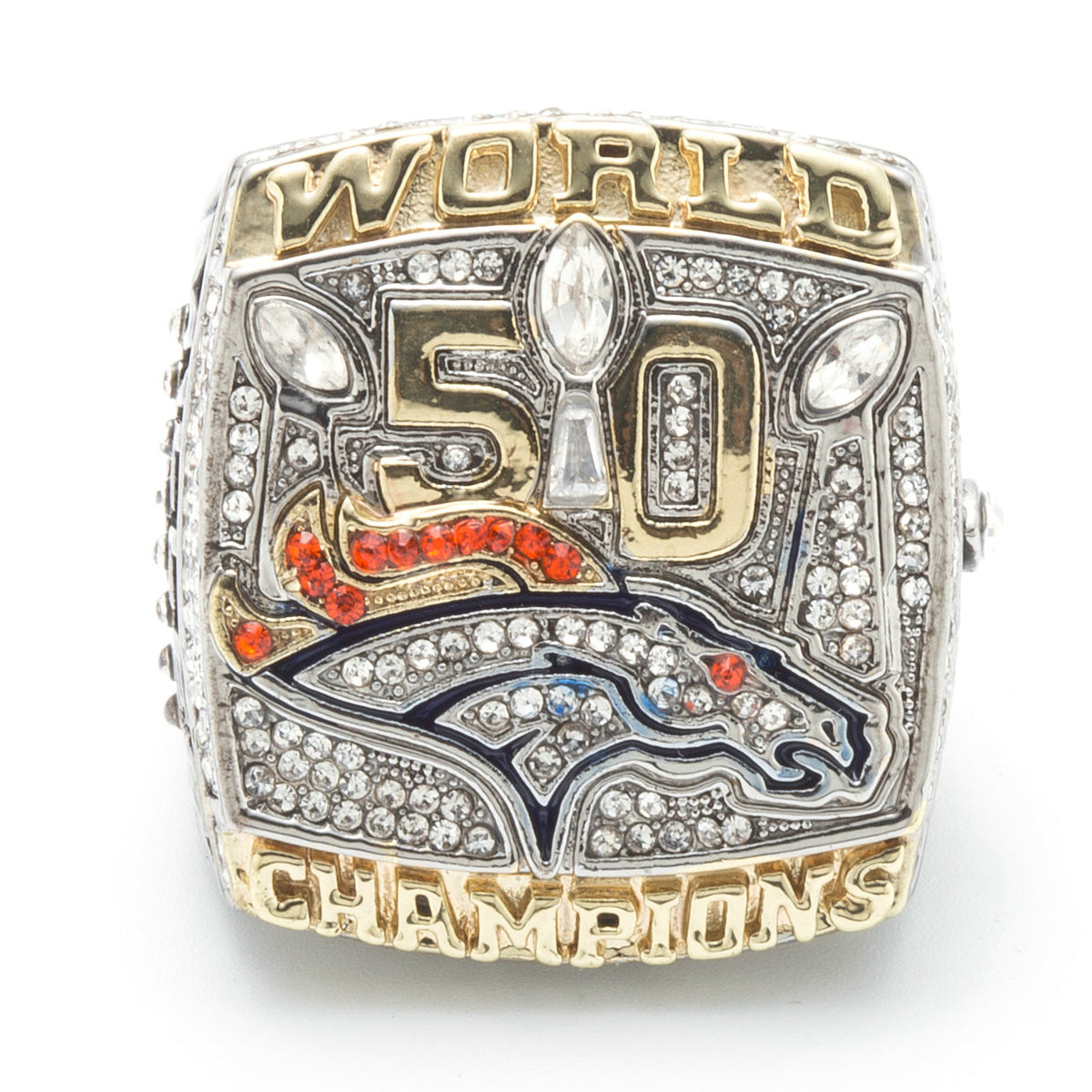 Very Cool 2016 SUPER BOWL 50 Replica Ring - SUPER LARGE & HEAVY