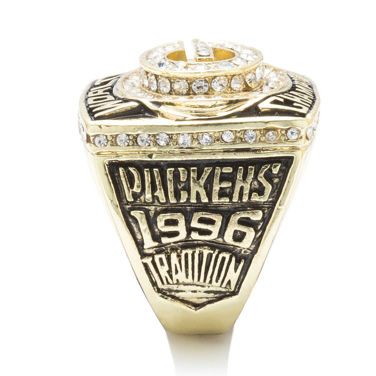 1996 Green Bay Packers NFL Super Bowl Championship Ring Presented, Lot  #80084