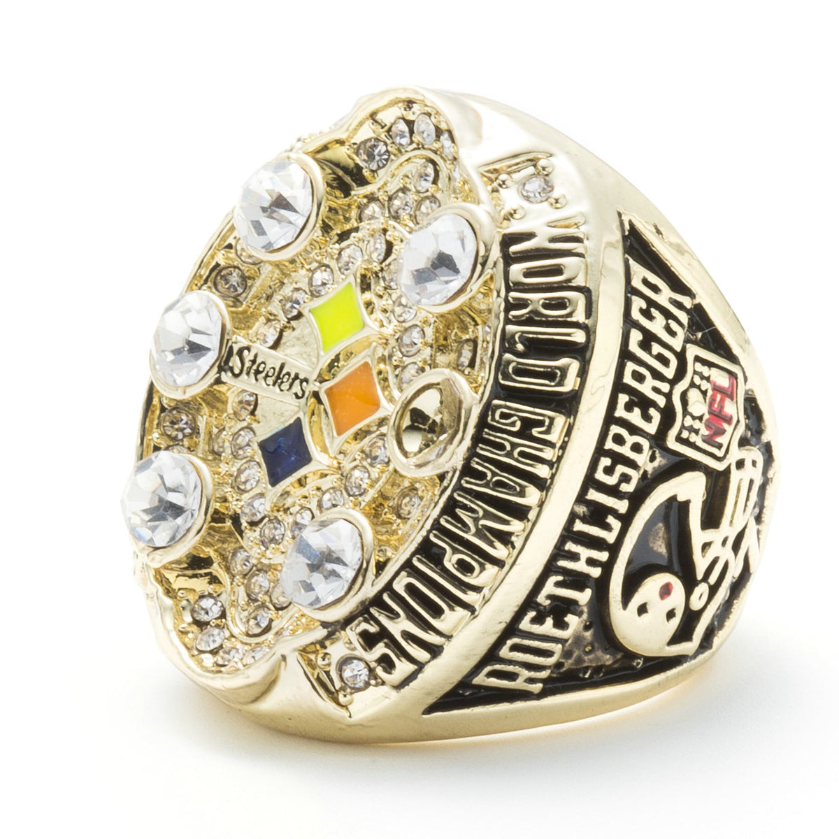 Customized Pittsburgh Steelers NFL 2008 Super Bowl XLIII Championship