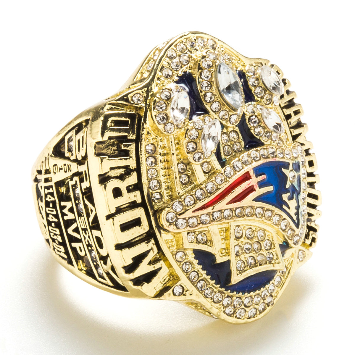 Close-up with every Super Bowl ring ever - including the Patriots