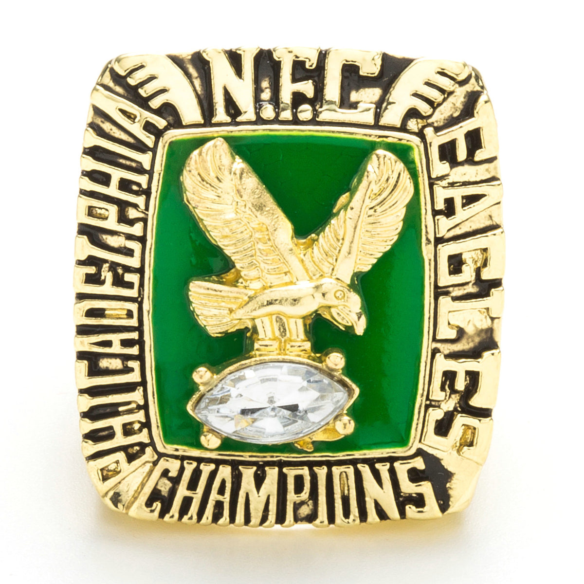 NFC 2004 PHILADELPHIA EAGLES NATIONAL FOOTBALL CHAMPIONSHIP RING Repli –  LoveChampionRing