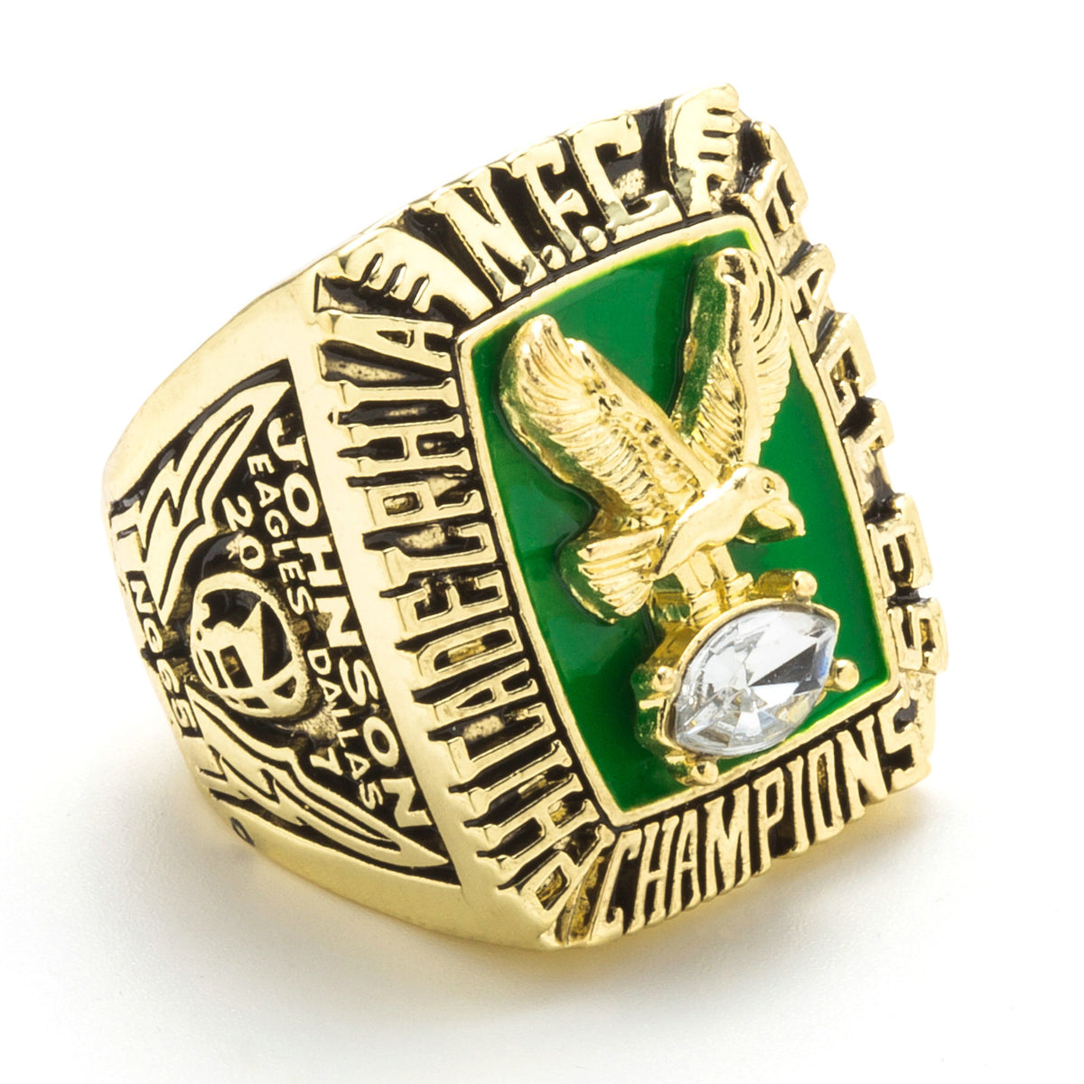 NFC 2004 PHILADELPHIA EAGLES NATIONAL FOOTBALL CHAMPIONSHIP RING Repli –  LoveChampionRing