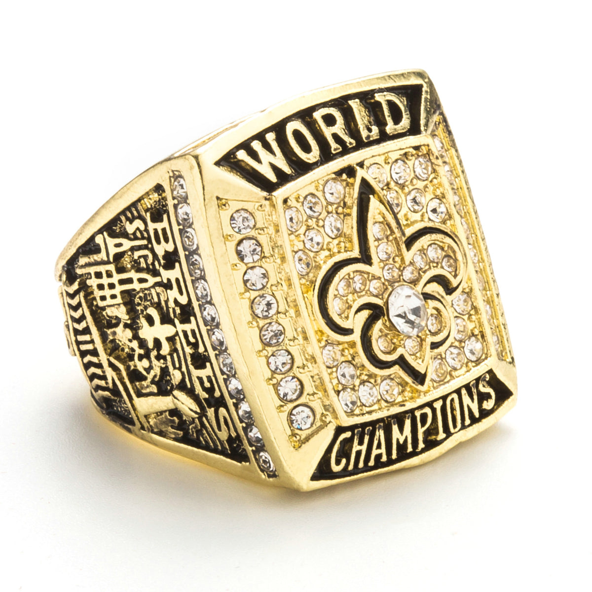 2009 New Orleans Saints NFL Super Bowl Championship Ring Presented, Lot  #80086