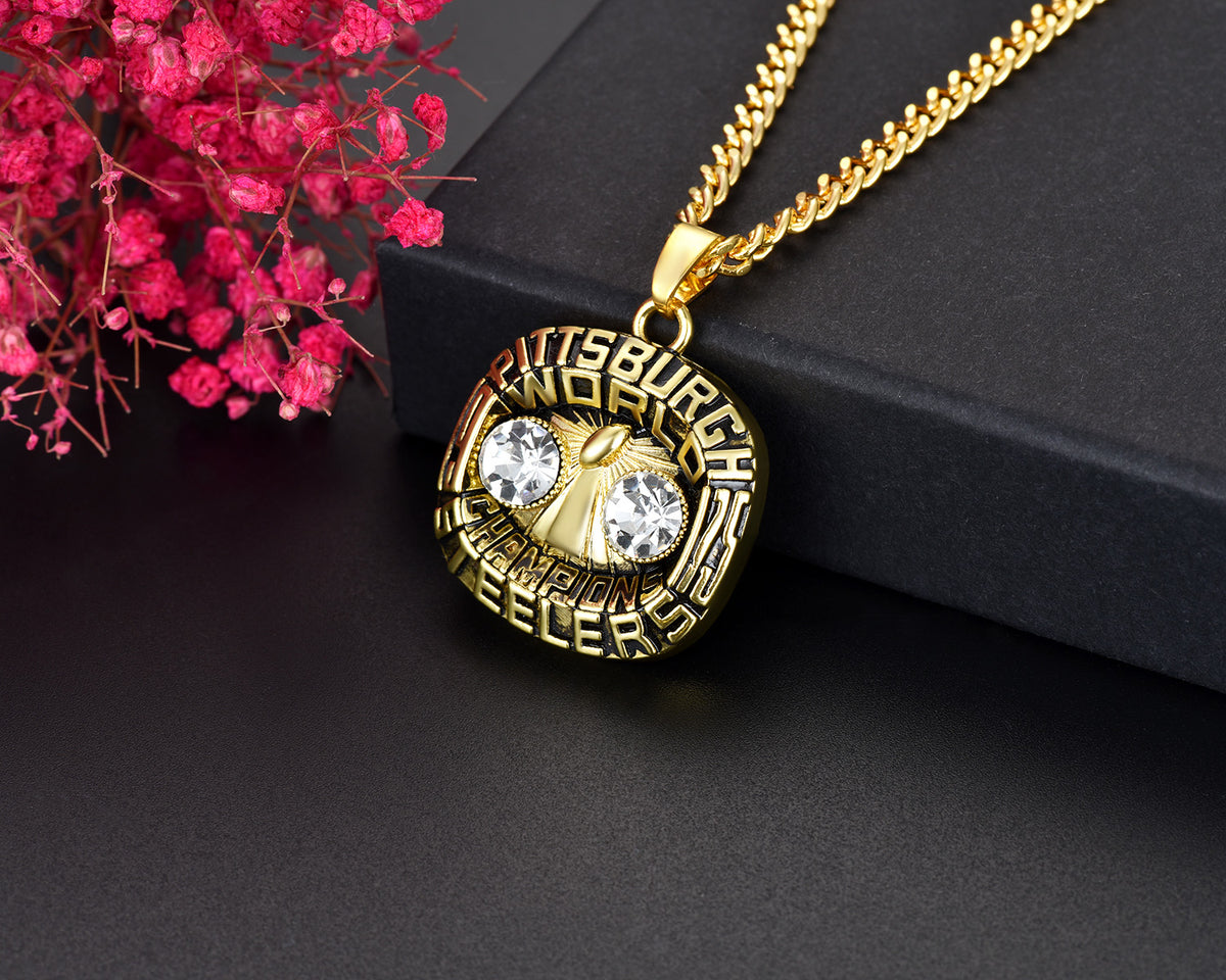 NFL 2005 Pittsburgh Steelers Super Bowl Championship Necklace Pendant  Collectible Gift for Fans – LoveChampionRing