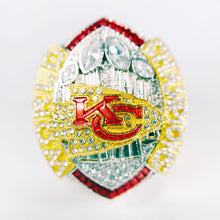 NFL 2023-2024 Kansas City Chiefs Super Bowl Championship Ring Replica with Gift Box for Fans