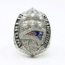 NFL 2018 New England Patriots Super Bowl Championship Ring White Gold Plated Replica