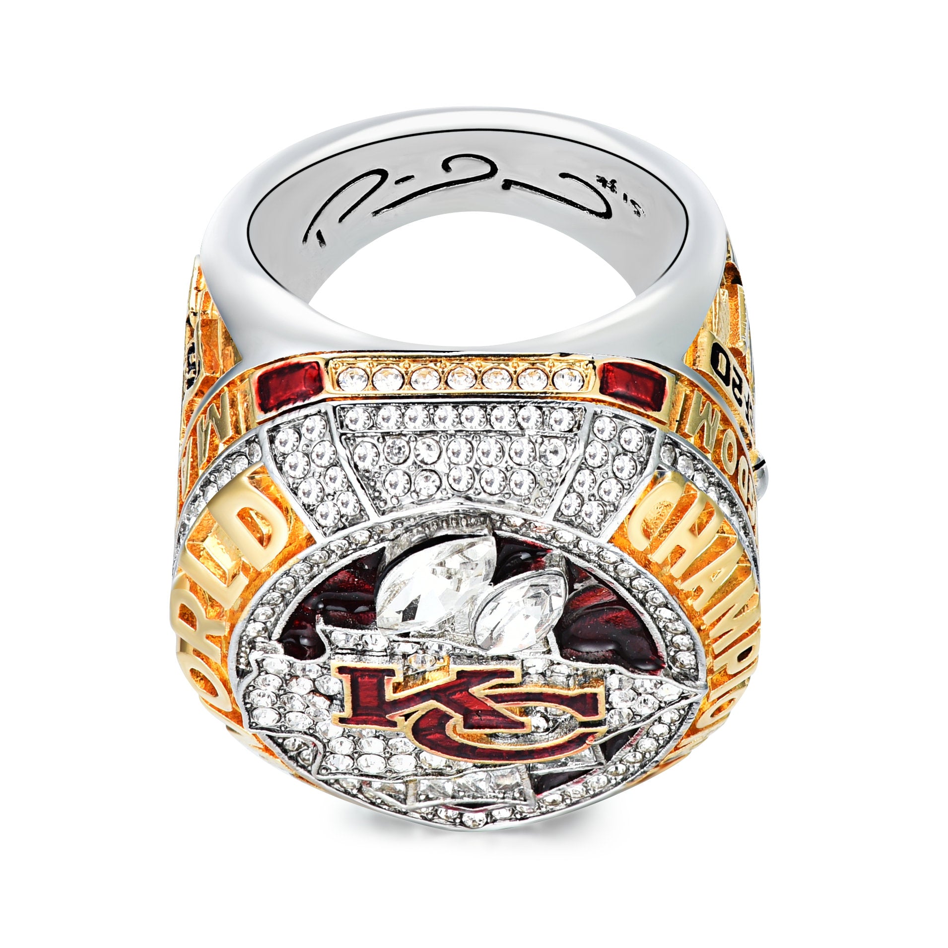 Kansas City Chiefs Super Bowl Liv Men's Personalized Commemorative NFL Fan Ring - Christmas Gift