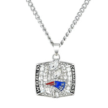 NFL 2003 New England Patriots Super Bowl Championship Necklace Pendant Collectible Gift for Fans