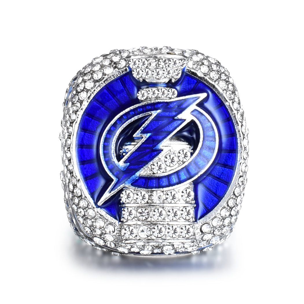 2020 Tampa Bay Lightning Stanley Cup Champions Ring with Championship Ring Box Champions for Fans Gift Collection