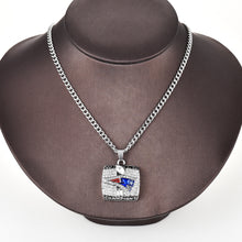 NFL 2001 New England Patriots Super Bowl Championship Necklace Pendant Collectible Gift for Fans