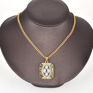 NFL 1993 Dallas Cowboys Super Bowl Championship Necklace Pendant Collectible Gift for Fans